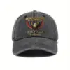 Wholesale Men's Retro Baseball Cap With Curved Brim Featuring Breathable Printing Design