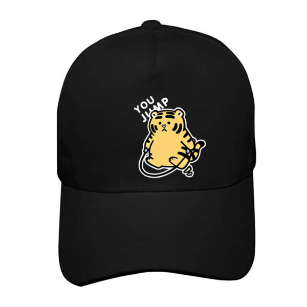 Wholesale Valentine's Day Jump Rope Rabbit Tiger Baseball Cap Men and Women Couple Black and White Dome Peaked Cap