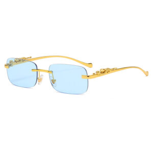 Gold Frame Ice Blue Tablet