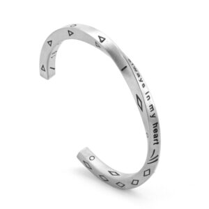 Wholesale Titanium Steel Viking War Shu Bracelet European and American Jewelry Men's Personality Letter All-match Bracelet Open Couple Jewelry LSCC2