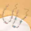 oly-9c344021fd6109bbfa18424105038f60 Wholesale Sweet Niche Bracelet Tulip Bracelet Women’s Fashion Diamond Flower Bracelet Spring and Summer Accessories