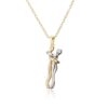 oly-9c368fd6594a1ea666a9f3ee714f61db Wholesale titanium steel two-color hug necklace creative little man hands embrace lovers clavicle chain Valentine's Day gift