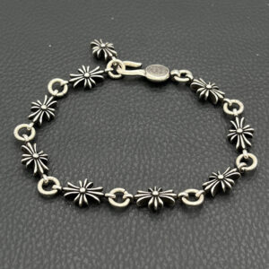 Long cross flower bracelet [adjustable] / 18CM