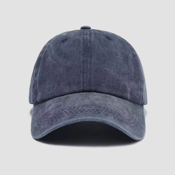 Wholesale Washed Old Peaked Cap Japanese Style Spring and Summer Soft Top Retro Peaked Cap Curved Brim Versatile Casual Outdoor Baseball Cap