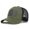 Wholesale American Flag Casual Outdoor Women's Baseball Cap With Curved Brim, Polyester Material Featuring Printing