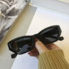 Wholesale Trendy Small-Frame Sunglasses for Women, Fashion Cat-Eye Sunglasses, Retro Versatile Street Style Glasses for Men, Prescription Glasses
