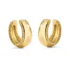 Wholesale 1 Pair Ig Style French Style Simple Style Leaves Twist Plating Inlay Copper Zircon 18k Gold Plated Ear Cuffs
