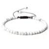 Wholesale Fashion Solid Color Natural Stone Beaded Bracelets 1 Piece