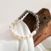 Wholesale Simple Style Classic Style Round Stainless Steel Freshwater Pearl Irregular Beaded 18k Gold Plated Bracelets