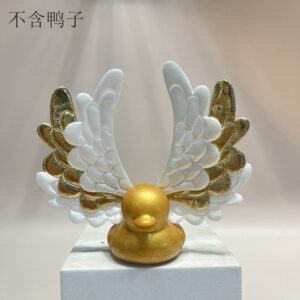 Large golden wings (duck not included)