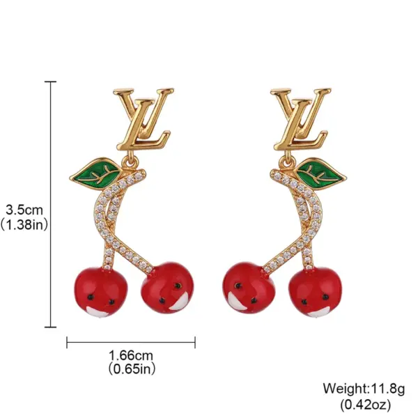 Wholesale Hypoallergenic Letter Stud Earrings For Women In Copper With KC Golden UV Plating And Zircon Inlay