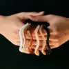 Wholesale Black Acrylic Bracelet Irregular Pattern Handmade Beaded Large Wide Jewelry Style - Nihaojewelry