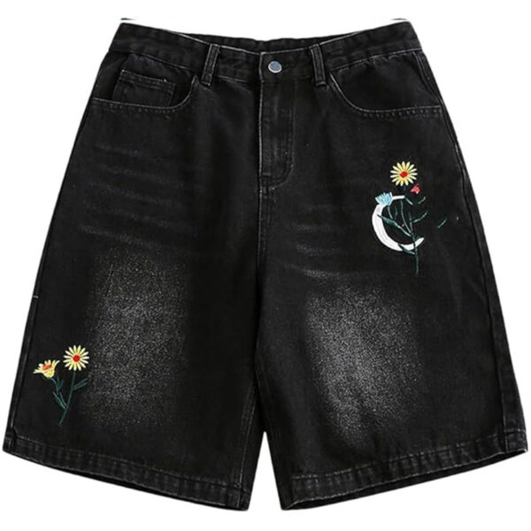 Wholesale High Waist Denim Shorts Loose Shorts Jeans Casual Street Women's Denim Wide Leg Shorts Women