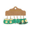 oly-9cc80f07d6b5e18d59d06c4abb8043c0 Wholesale 3 pairs St. Parcret Festival Irish green clover hat pendant drop oil earrings suit festival earrings