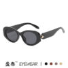 Wholesale Oval Sunglasses Personalized Metal Snake Head Fashion Versatile Sunglasses for Women with High-End Feel