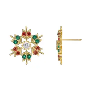 Copper Plated 18K Gold Diamond