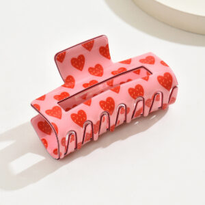 8cm love hairpin-pink / Acrylic