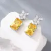 Wholesale 1 Pair Casual Elegant Glam Round Oval Owl Copper Zircon Electroplated Women's Ear Studs
