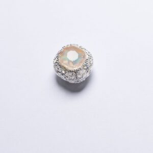 17mm square mocha peach