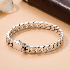 oly-9d4a232a566ccf6bb340bea35effa456 Wholesale Cross Border high quality Fashion Trendy Personalized Miami Cuban Chain Men's Metal Bracelet Classic Banquet Jewelry Batch