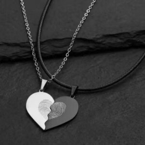NST-0017 fingerprint necklace