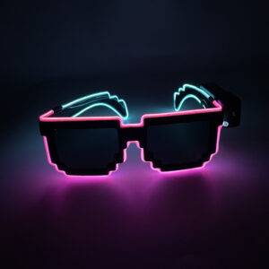 Pink frame + transparent blue bracket