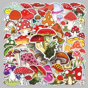 Wholesale 50 sheets Cartoon Mushroom Personality DIY Graffiti Stickers Luggage Laptop Scooter AliExpress Stickers