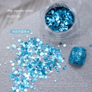 Internet celebrity large sequins-blue (yh257-05)