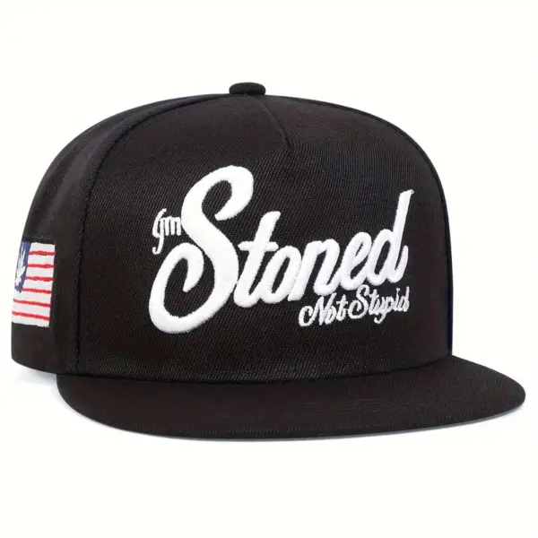 oly-9dbaf92363709ce99099983f015de03b Wholesale Women’s Hip-Hop Outdoor Flat Brim Hat With Letter Pattern, Made Of Polyester Featuring Embroidery Craftsmanship