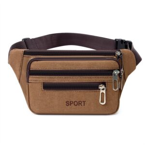 New sports thickened buckle bag 5 pull-coffee