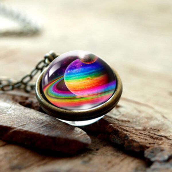 oly-9e048c9f34958490ed767139a4d93fd8 Wholesale Jewelry Double-Sided Glass Ball Solar System Universe Starry Sky Necklace