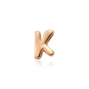 Rose Gold Letter K