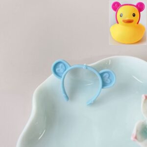 Bear ears headband blue 1