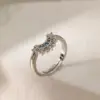 oly-9e2671150fb18aeee0539d0aee3c9350 Wholesale Copper 18K Gold Plated Inlay Sun Moon Artificial Rhinestones Open Rings