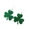 oly-9e34f122745e1c7c33971d8164c94d41 Wholesale St park Irish Festival lucky grass acrylic Carnival holiday earrings for women