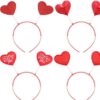 Wholesale Red Love Headband Hair Accessories Three-Dimensional Love Headband Headwear Valentine's Day Hair Accessories