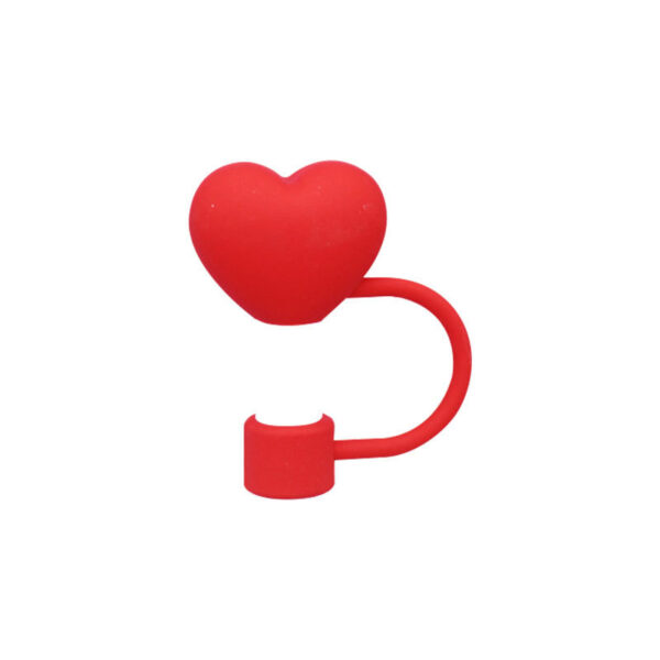 Wholesale Valentine's Day straw decorations, straw plugs, heart decorations