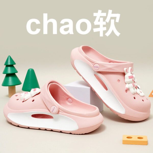 oly-9e765d35c2c5cef35f95175bb65db38e Wholesale Croc Shoes Women's Summer Outerwear Soft-Soled Baotou Sandals Women's Non-Slip Fashion Thick-Soled Shoes