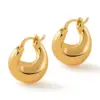Wholesale Round Irregular Women's Earrings Multifunctional Copper Plated 18K Gold Geometric Glass Gemstone Jewelry