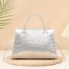 Wholesale Gold stone pattern light luxury fashion women's crossbody bag/handbag/coin purse
