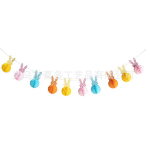 Rabbit honeycomb string flag