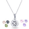 oly-9ed126324c8e3261cb21049fc8e10105 Wholesale Factory wholesale personality creative design ladies fashion DIY replaceable drill 8 color titanium steel stainless steel necklace