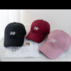 oly-9ef5c870e433c70c52a5f5999619e064 Wholesale Solid Color Offset Printing Art Letter Baseball Cap Women's Korean-style All-match Wide-brimmed Face Small Soft Top Big Head Hat for Men