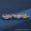 oly-9f34ddac7501420c19faaa02819b56fd Wholesale S925 sterling silver platinum plated 50 points moissanite women's ring light luxury Princess Crown sweet Valentine's Day gift