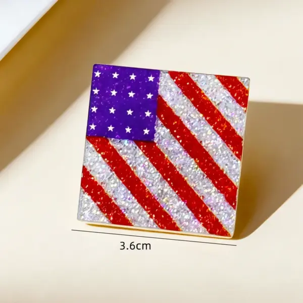 Wholesale Pentagram Acrylic Pin, Perfect For Independence Day Accessories