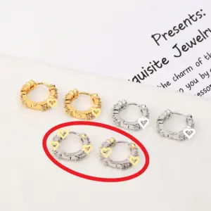 A-162 Two-color Earrings