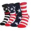 oly-9f76bd6d3f567f55a2095930ff4d058c Wholesale Unisex Casual American Flag Cotton Socks For Independence Day, Perfect Summer Sports And Casual Wear