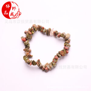 Flower green (natural material) / Bracelet circumference is about 18cm