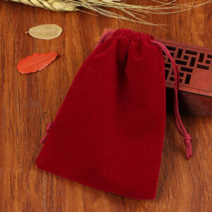 Jujube red; 10x 16cm flannel bag (please take an integer multiple of 50 for a single color and size)