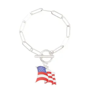 01 White K American Flag N-911